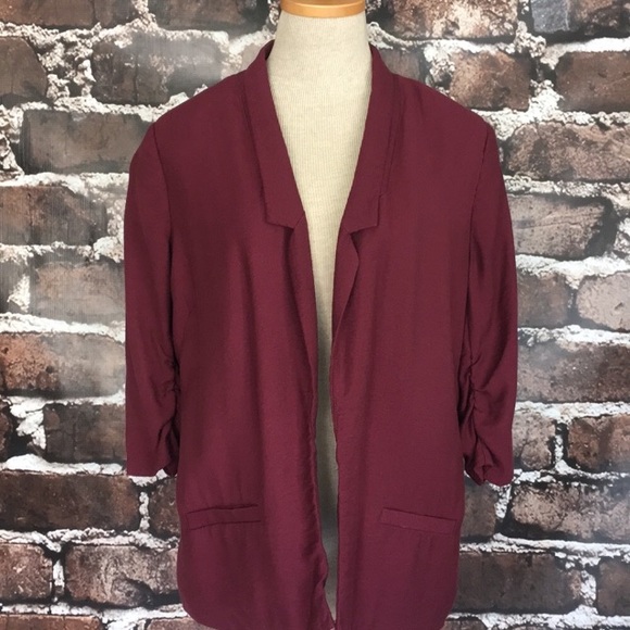 LC Lauren Conrad Jackets & Blazers - Lauren Conrad Jacket Blazer Open Front Rayon 14